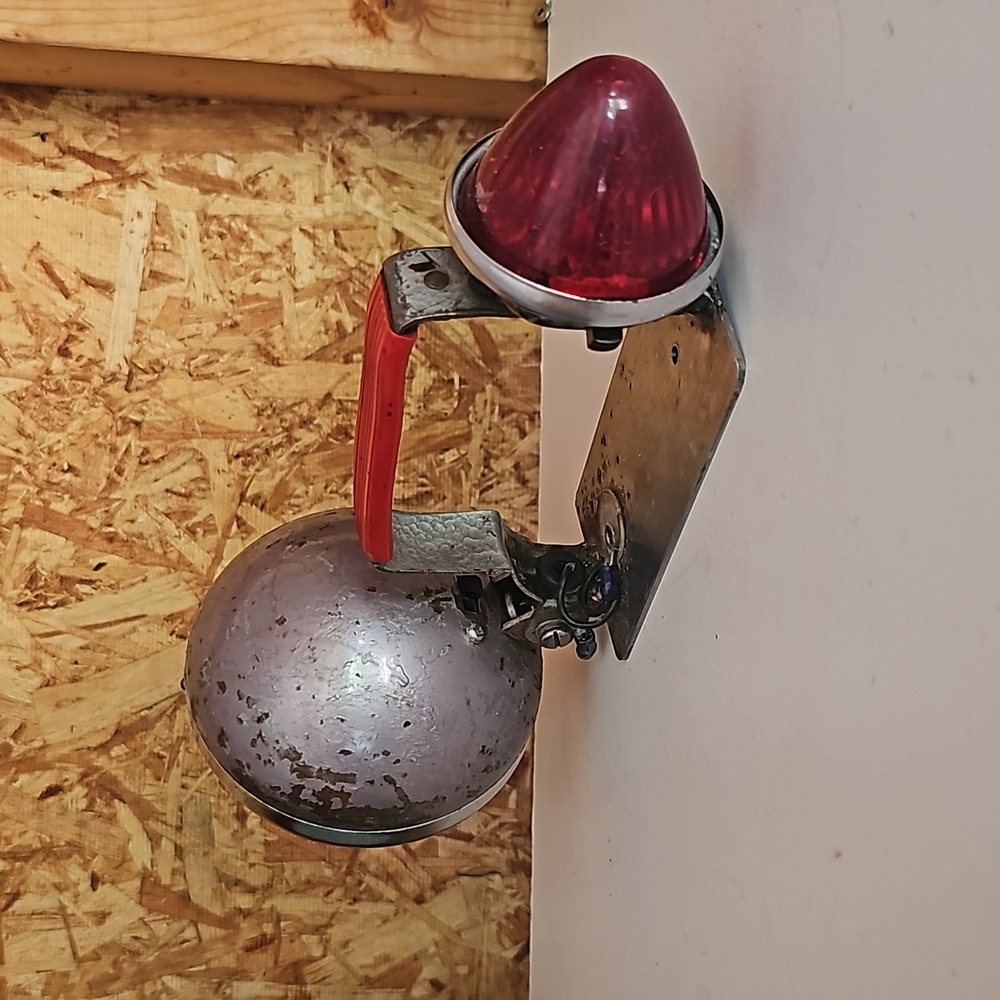 Vintage Industrial Decor Radar Lite Flashlight Radar Lite Red Cone lite antique